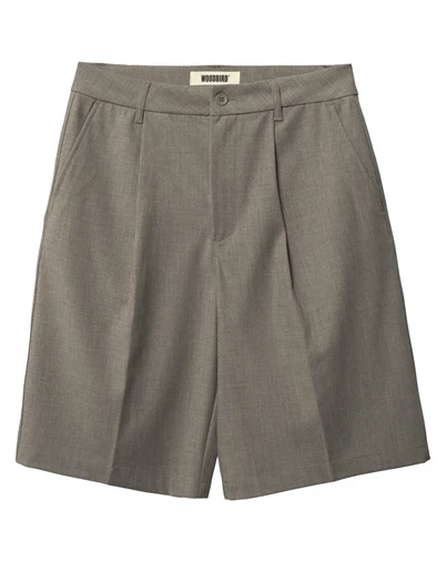 Woodbird - WBBin Guan Shorts - Sand Melange